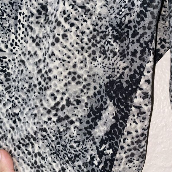 WALTER BAKER PANTS Snakeskin PRINT Soft SIZE XS Tapered Joggers Drawstring Waist - Picture 3 of 6